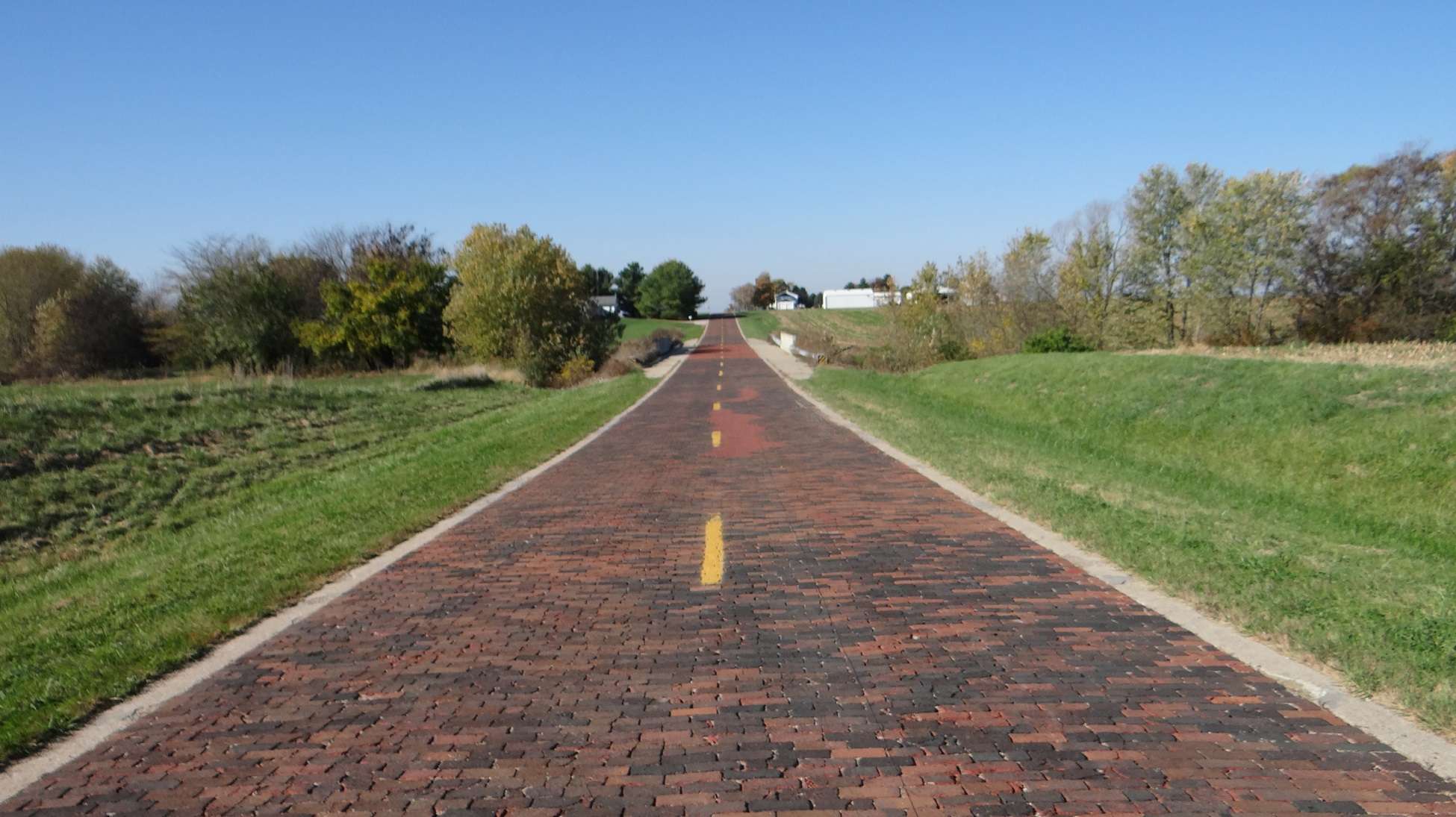 Original Historic Route 66 Brick Road | Enjoy Illinois